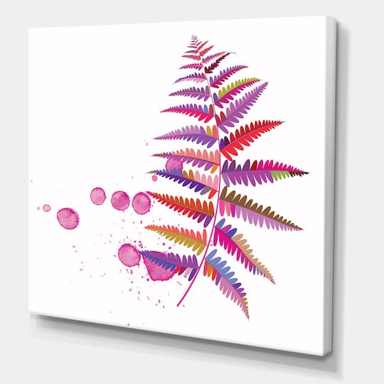 Designart - Purple Fern